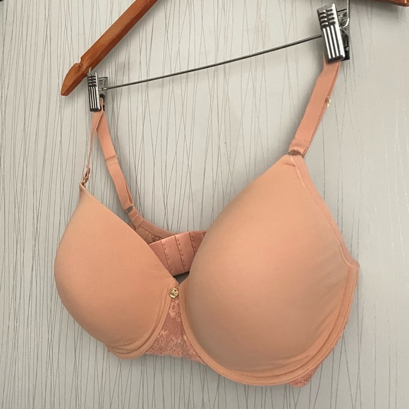 Natori Women's Size 34G Bra Nude Lace Trim - Picture 2 of 6